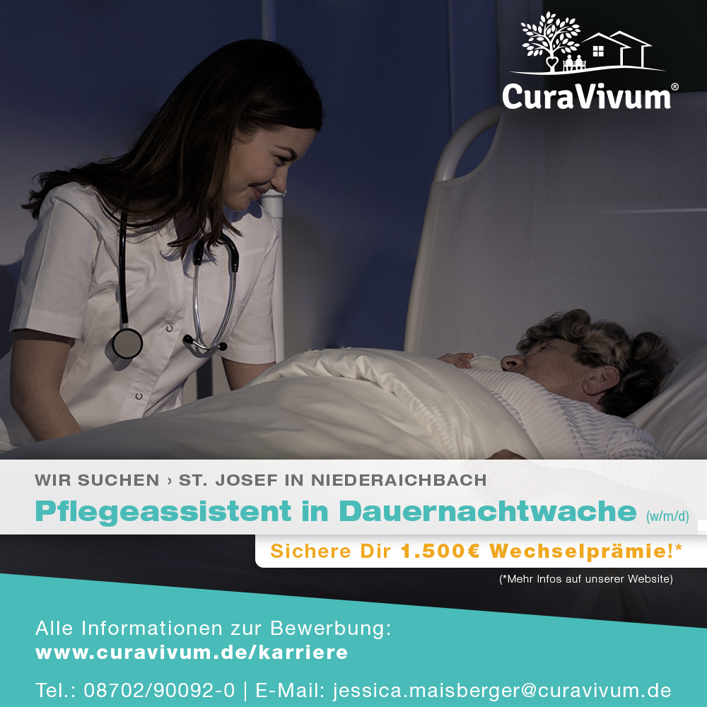 Pflegeassistentin Nachtwache St. Josef Niederaichbach